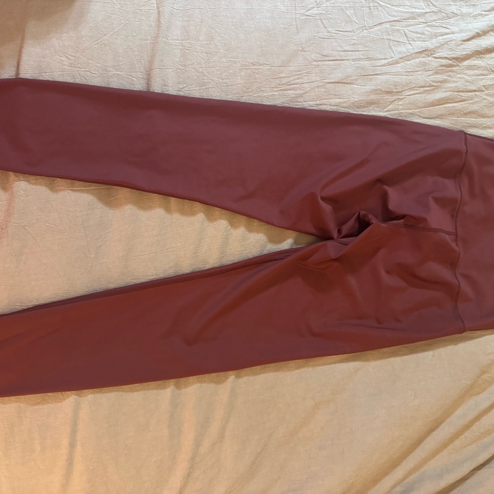 aerie Burgundy Leggings